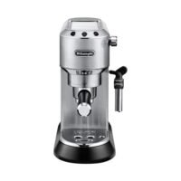 De’Longhi – DEDICA Espresso Machine with 15 bars of pressure and Milk Frother – Metal
