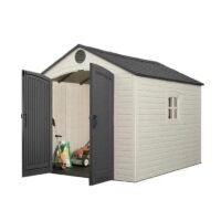 8 Ft. W x 10 Ft. D Plastic Traditional Storage Shed
